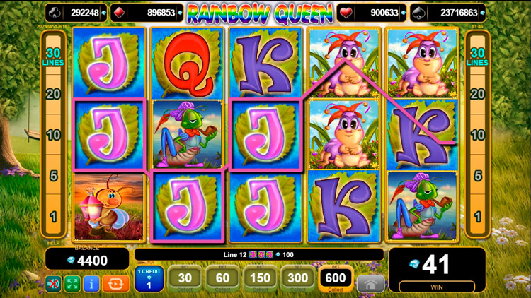 Выигрышная линия Rainbow Queen
