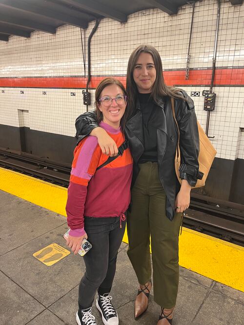 Erin Azar and Regan Cleminson